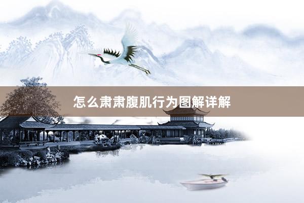 怎么肃肃腹肌行为图解详解